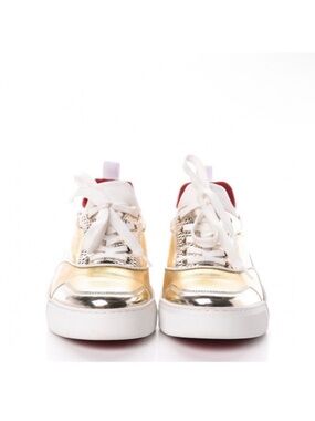 Metallic Gold Women's Fashion Sneakers